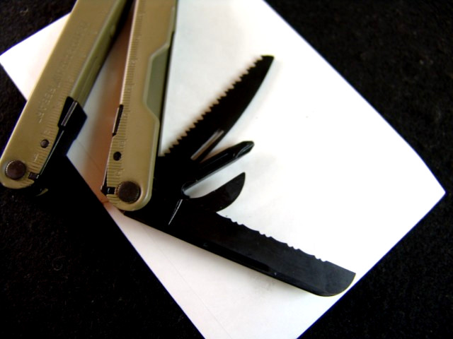 LEATHERMAN REBAR-COYOTE TAN-MULTI TOOL & MICRA-EXCELLENT-BOTH W/ POUCHES-LOT- 2
