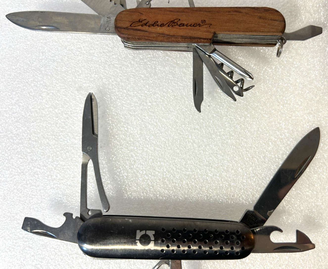 Knife & Multi Tool Lot Camillus Titanium Cutco Eddie Bauer Pocket Knives Sheath