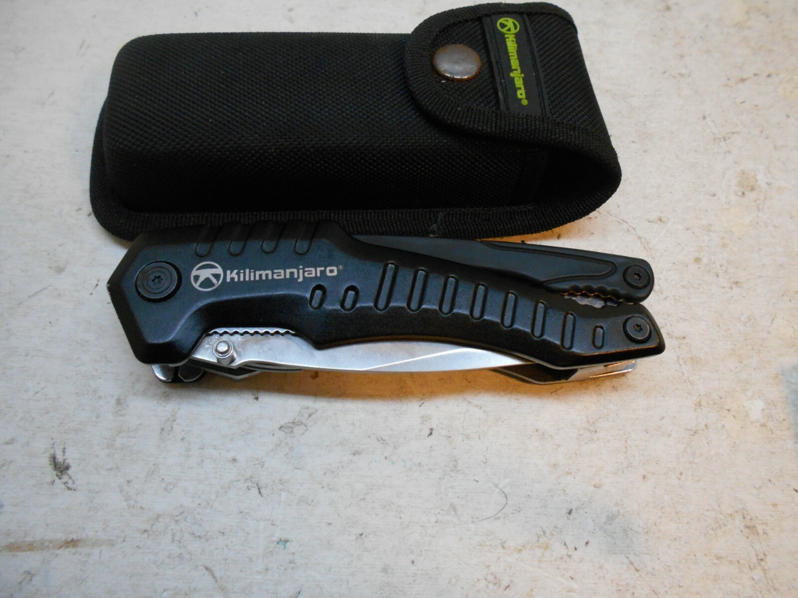 Kilmanjaro magnus multi tool with sheath hunting camping fishing work