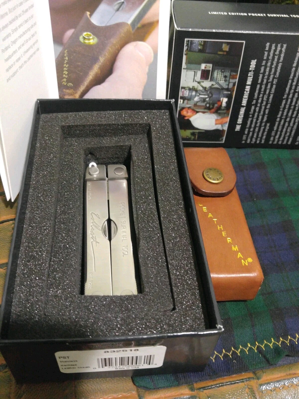 NEW! ENGRAVED USA HERITAGE COLLECTORS EDITION LEATHERMAN *ORIGINAL PST* LIMITED!