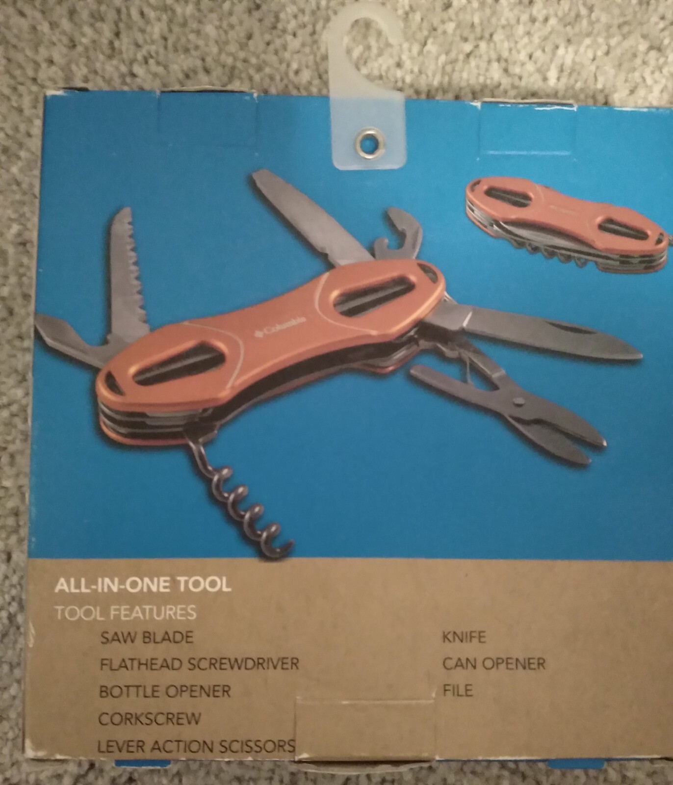 COLUMBIA ALL IN ONE TOOL New In Box Color Graphite