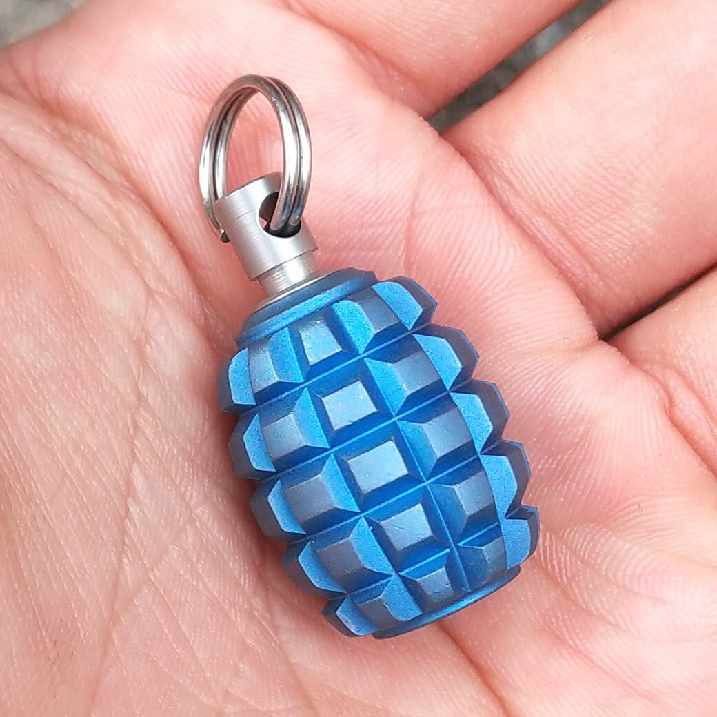 Titanium Begleri Knife Lanyard Beads Keychain Decoration DIY EDC Tool Pendants