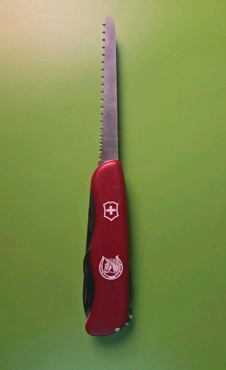 Victorinox Equestrian 111mm Swiss Army Knife – Red Horse Head Logo – Hoof Pick