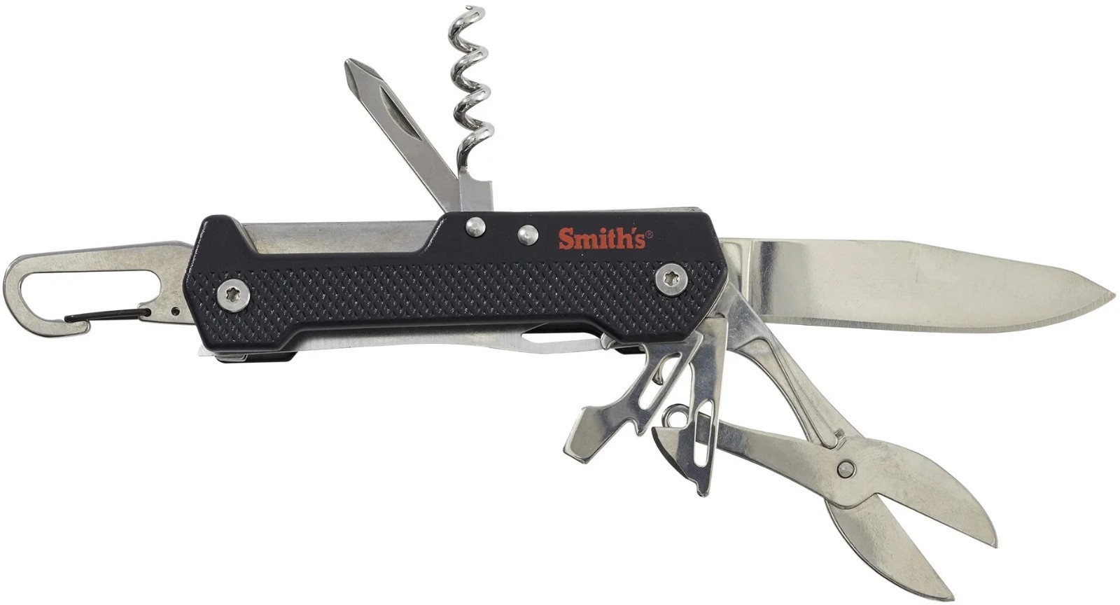 SMITH’S EDGESPORT MULTI TOOL BLACK Item 51298 9-in-1, 2.7″ blade