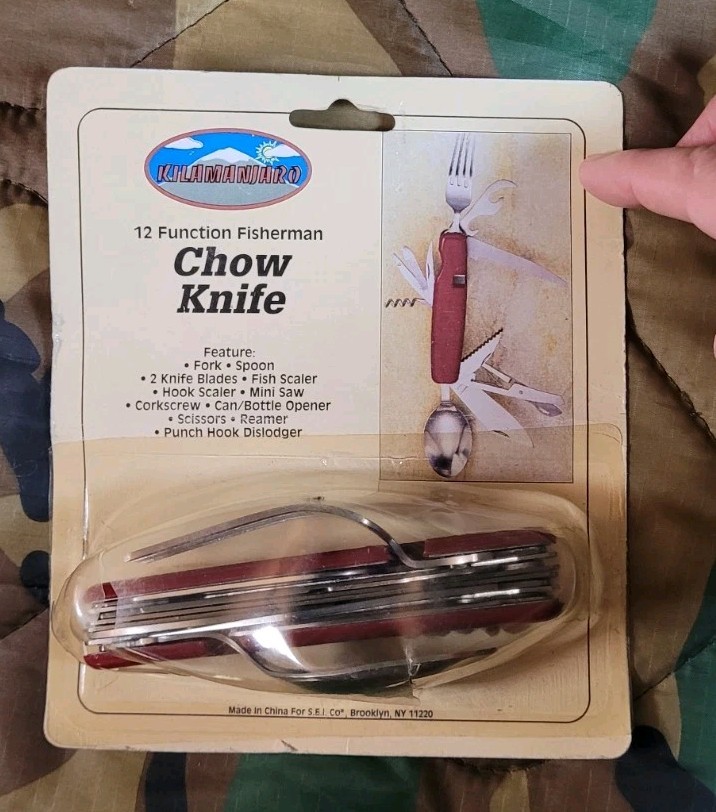 Kilamanjaro 12 Function Fisherman Chow Knife In Box
