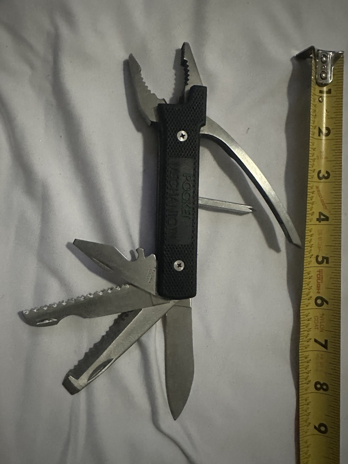 Vintage Heavy Duty Pocket Mechanic Multi Tool 6” Closed