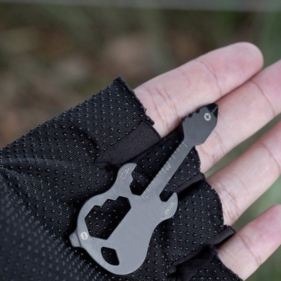 Outdoor Camping Gift EDC Tool Card Multifunctional Keychain Pocket Gadget