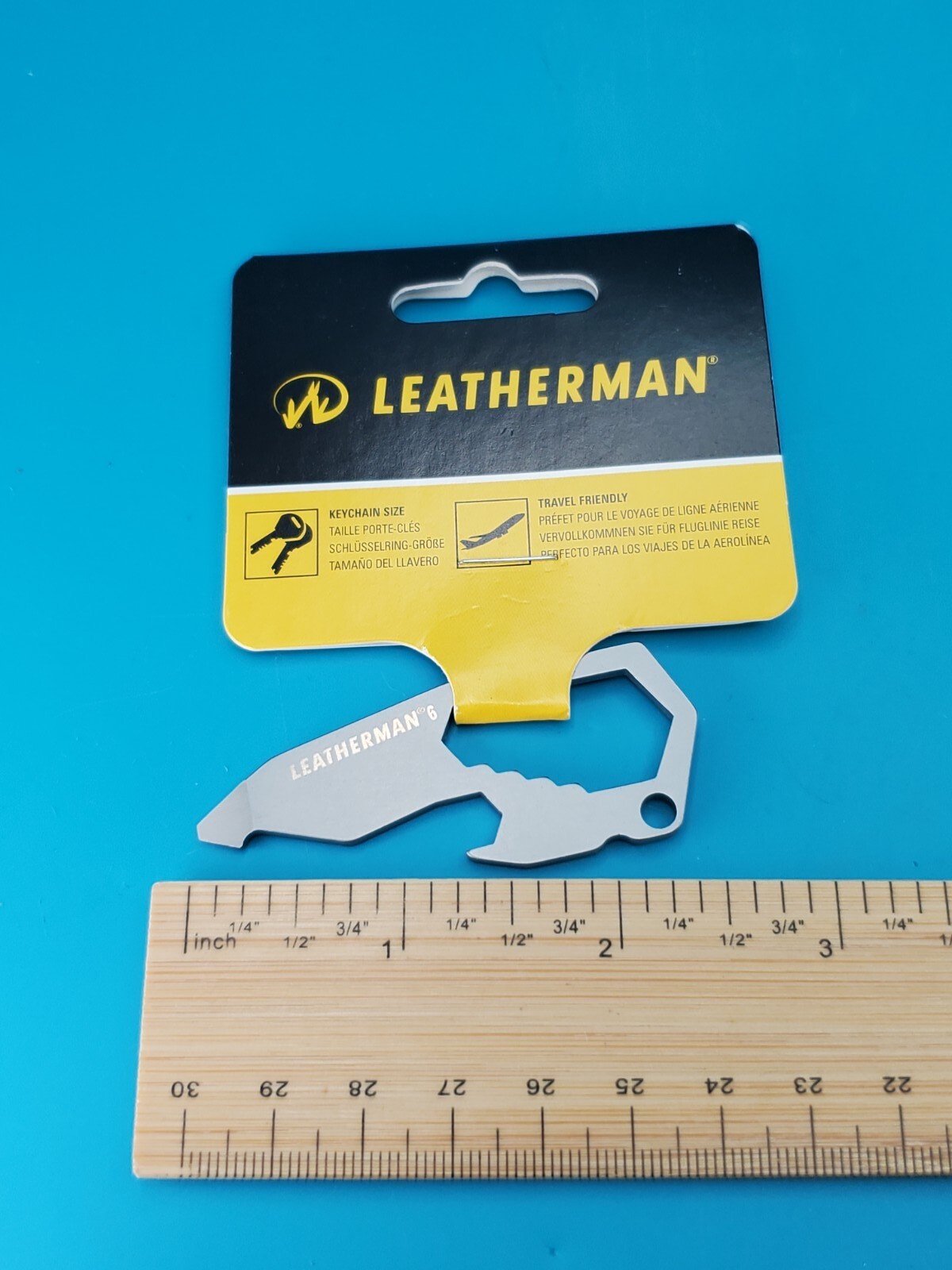 Leatherman Keychain Multi-Tool! By The Numbers #10, Metric, Stainless