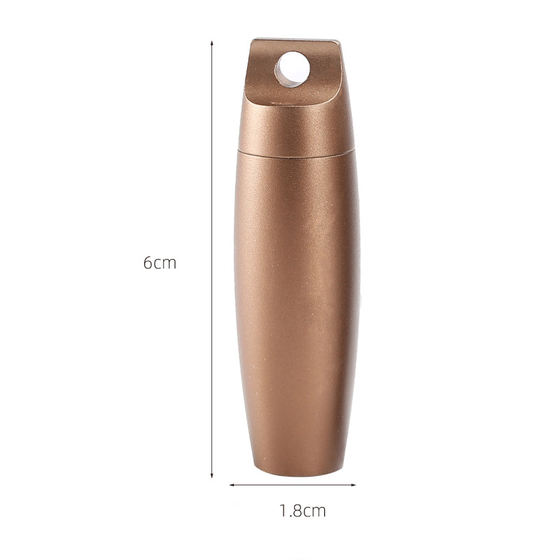 EDC Pocket Aluminium Alloy Outdoor Survival Waterproof Box Travel Keychain Tank
