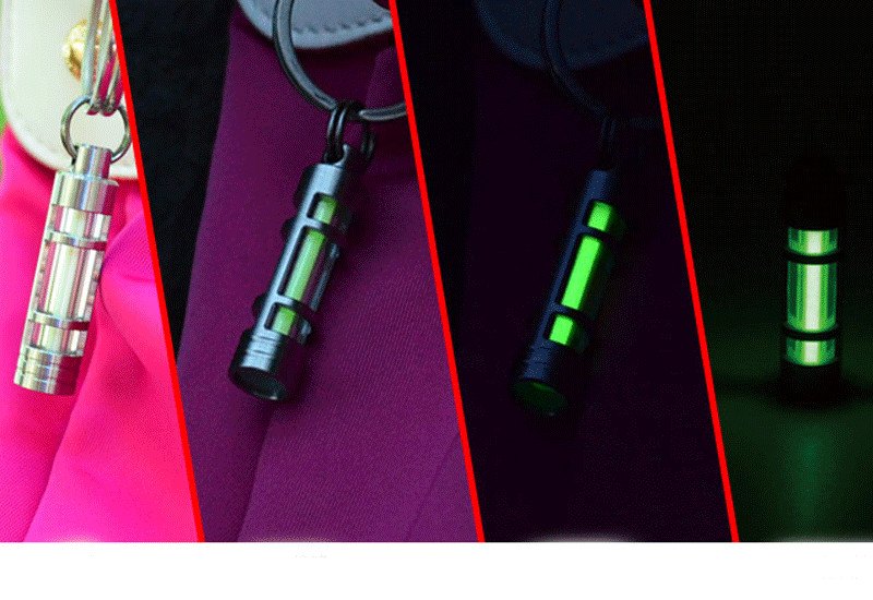 3×22.5mm Glass Tube W/ Titanium Enclosure Night Luminous 25 Years Lamp Tube 1pc