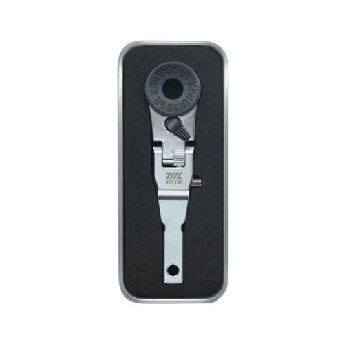 Flat End Flex Head EDC Ratchet Wrench – Screwdriver Accessory Compatible with