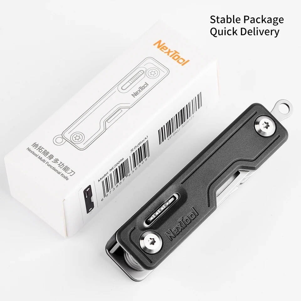NexTool New 10-IN-1 Mini Folding Pocket Knife Hand Tools Survival Edc Multi Tool