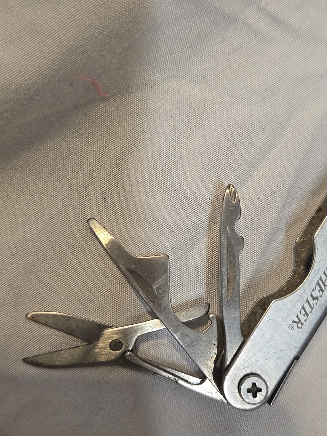 Vintage Winchester Stainless Multi Tool with 8 piece tool set 3″