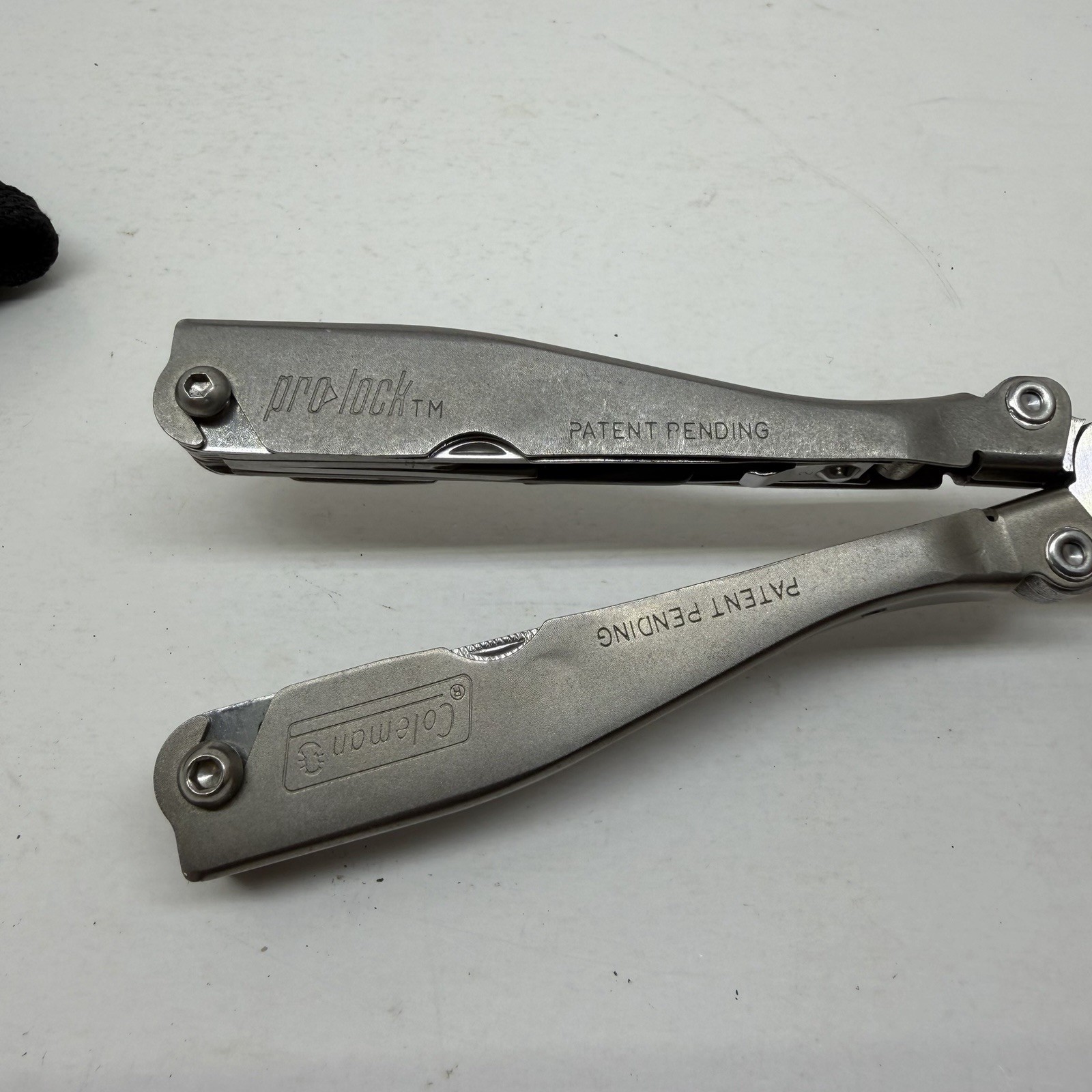 Coleman Pro Lock Folding Multi Tool Used Silver With Case READ