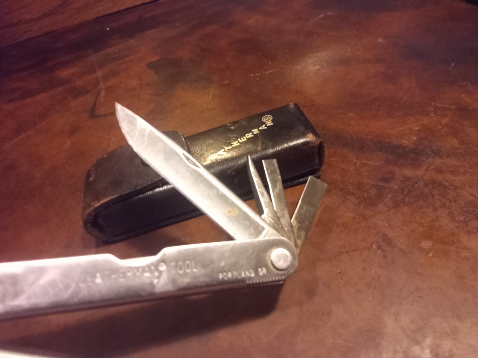 Original Leatherman PST Stainless, Date Code 0020, includes Leather Pouch