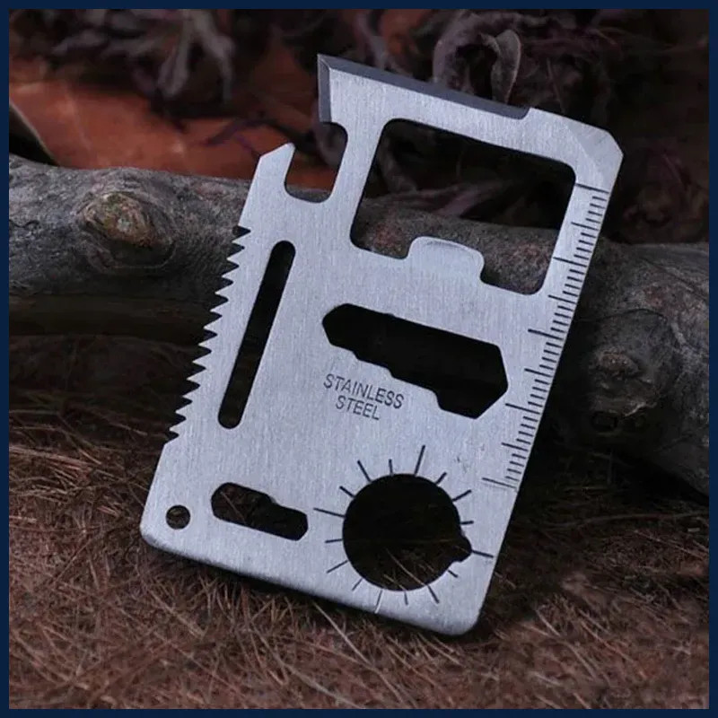 Pocket Tool Multifunction Credit Edc Outdoor Bottle Survive Gear Card Mult