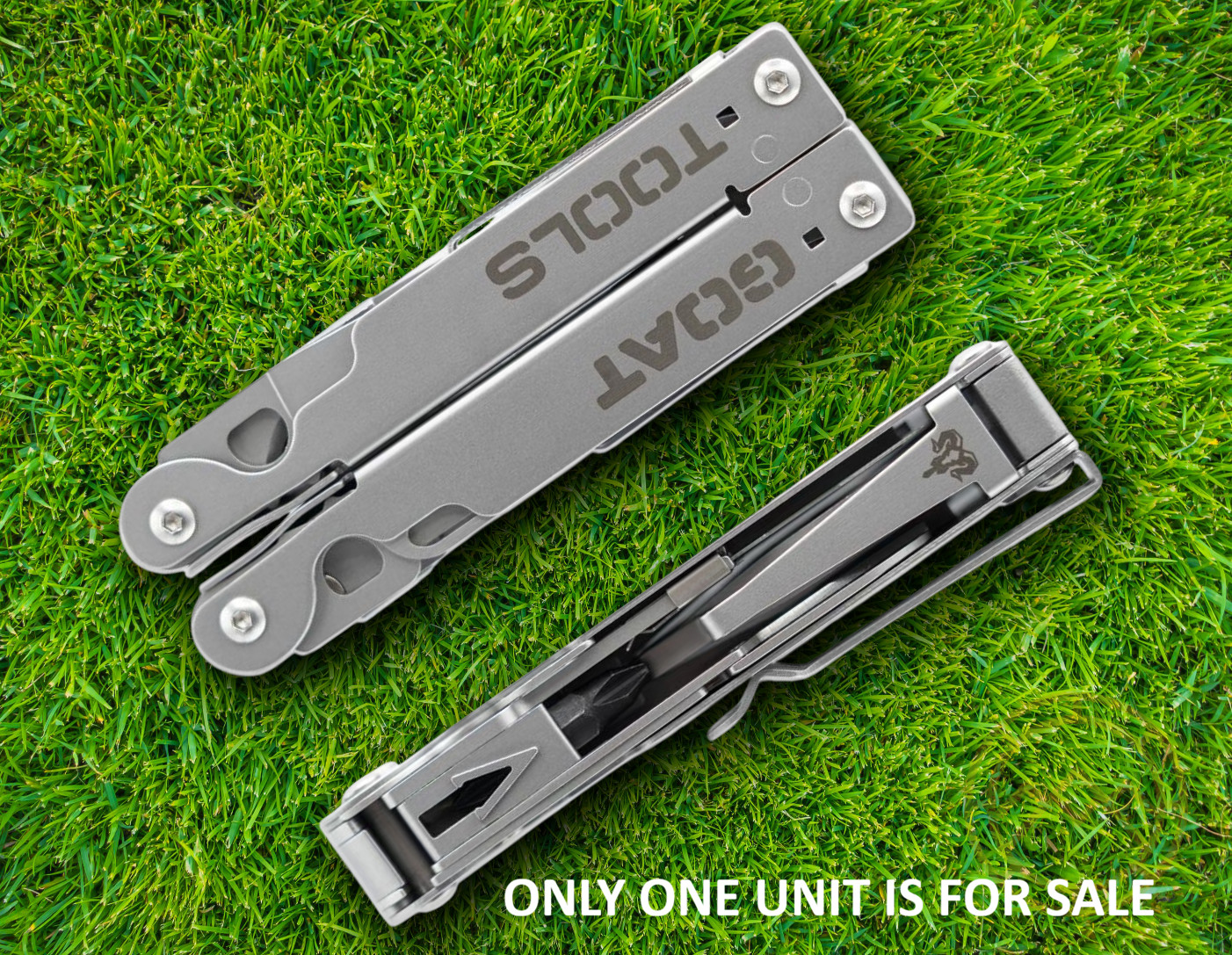 Goat Tools Multitool Satin Integrated Essentials Universal Bit Driver Hot-Swap