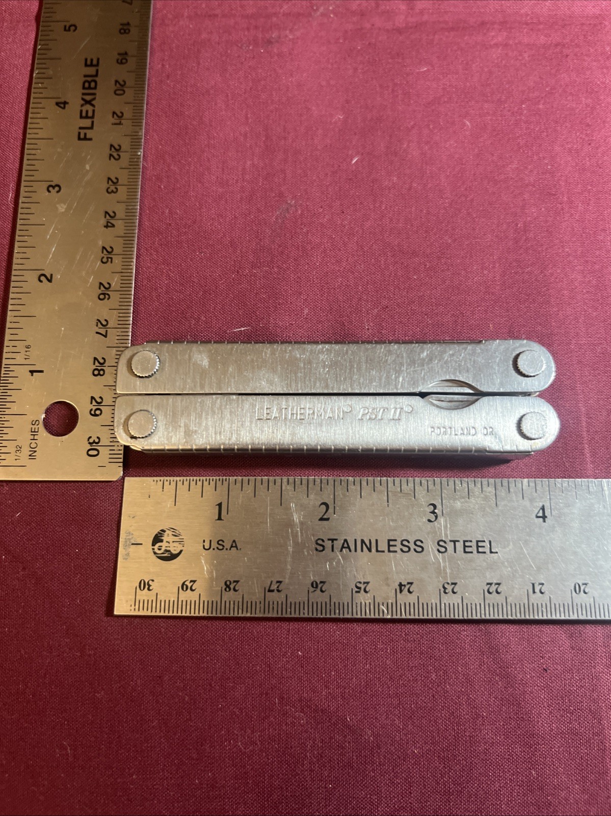 Vintage Leatherman PST II Multitool Retired Pocket Pliers Made in USA OREGON