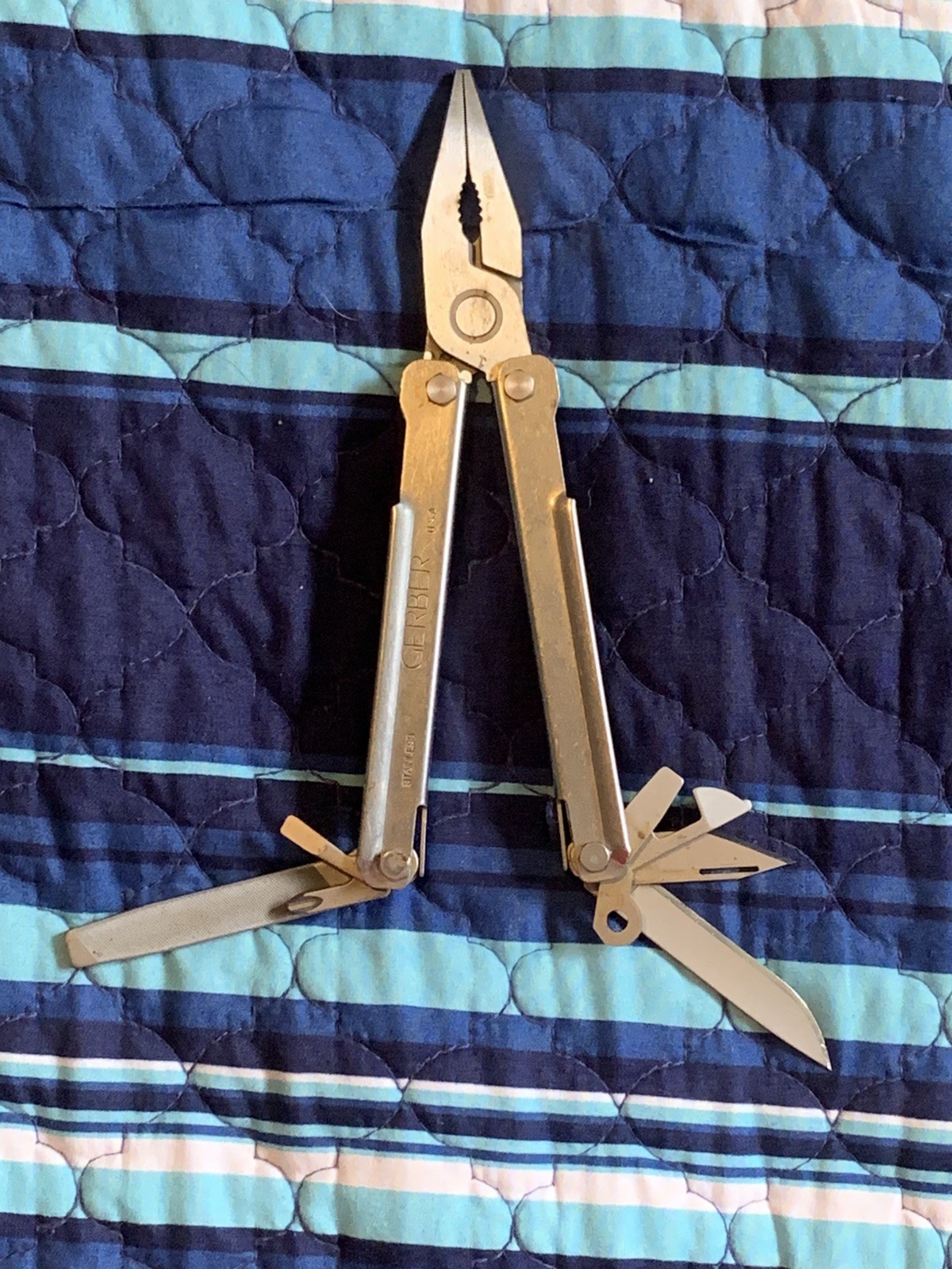 Vtg Gerber USA MPT 55511 Military Provisional Tool & Sheath Plier Multi-Tool