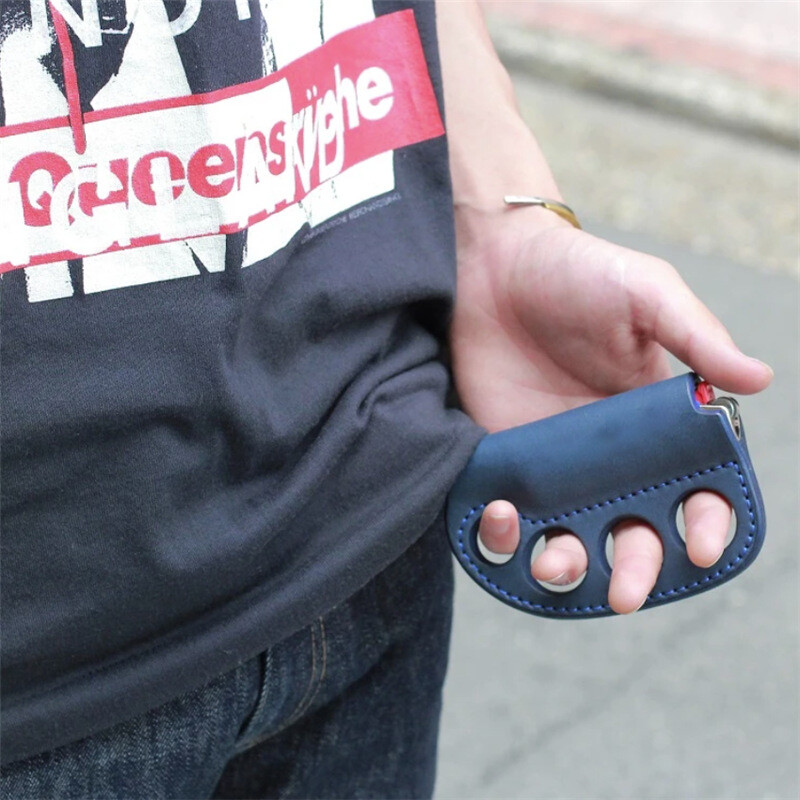 KeyPendant Leather Finger Tiger Lighter Cover for BIC J6