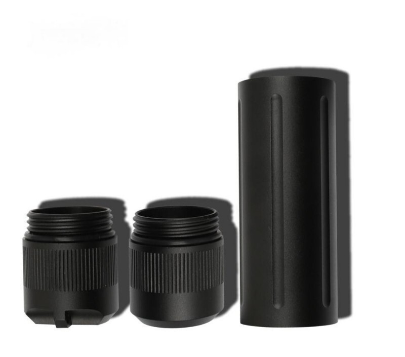 Aluminum Alloy Waterproof Pill Case Container Holder Candy Tea Storage Box EDC