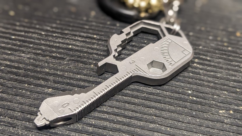 Key Shaped Pocket Multi- Tool Keychain | 420 Stainless Steel | 16+ Functions
