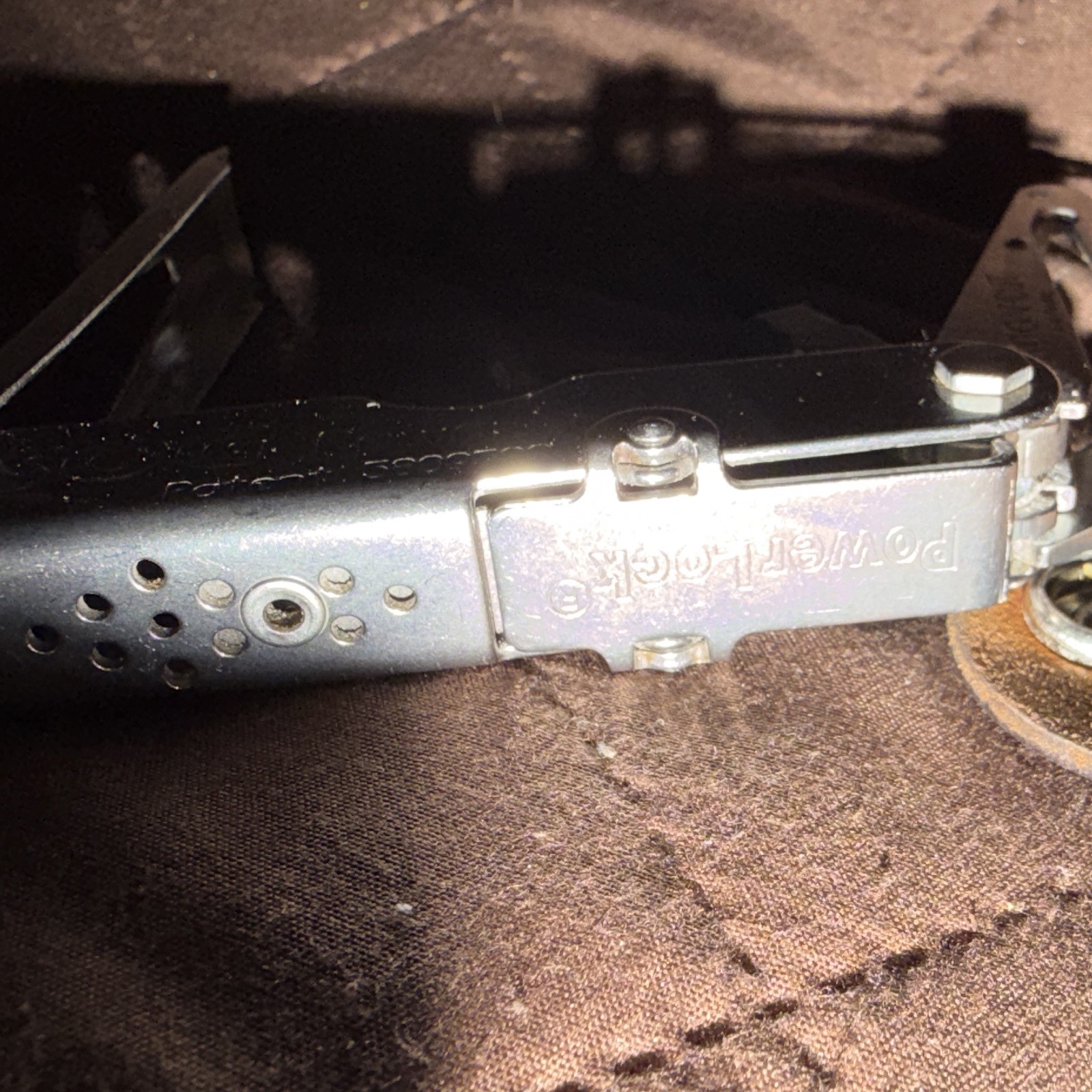 Vintage SOG PowerLock S60 18-Tool Stainless MultiTool w/ Leather Sheath 3″ Blade