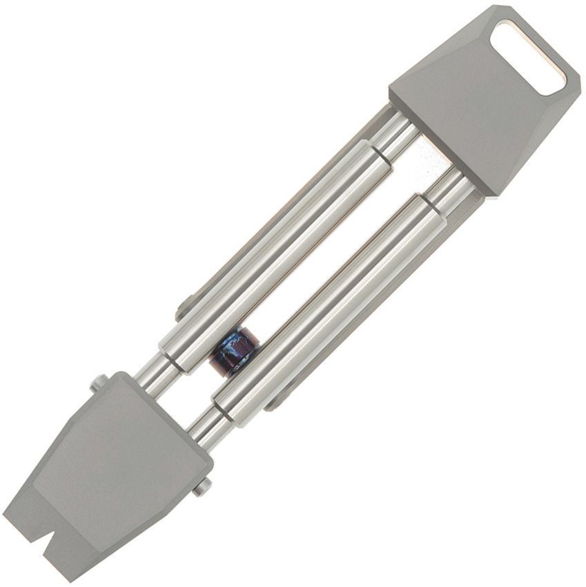 Ketuo Pocket Pry Bar Gray With Lanyard Loop Titanium Construction 2.35″ Overall