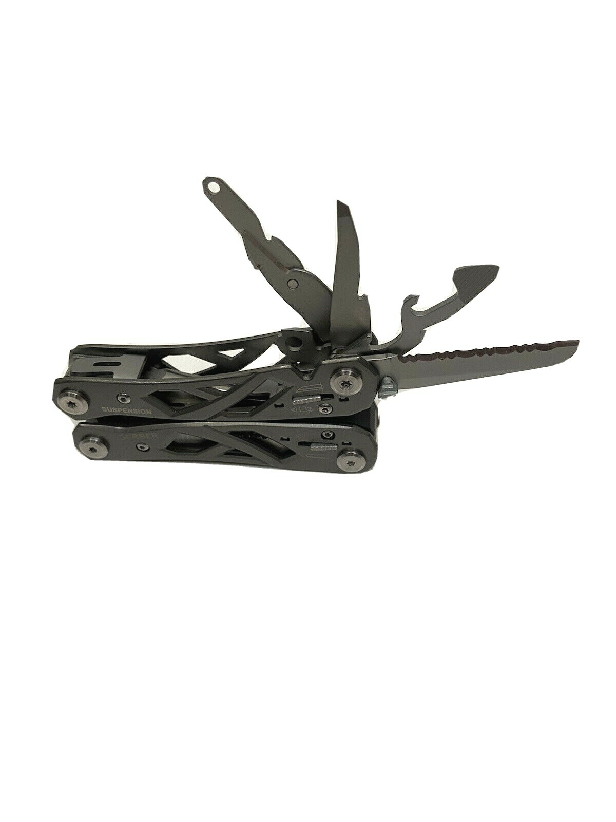 Gerber 8971018E Suspension Scissors Pliers Opener Saw Folding Tools Multitool