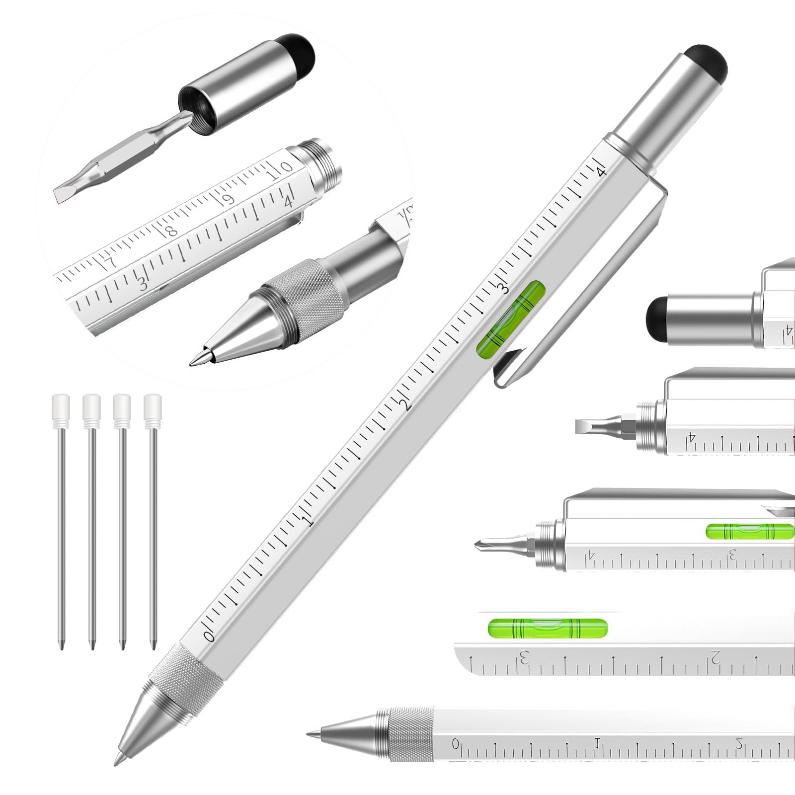 Pen Gifts for Men Women, Cool Gadgets Tools Multi Tech Pen for Men, Personali…