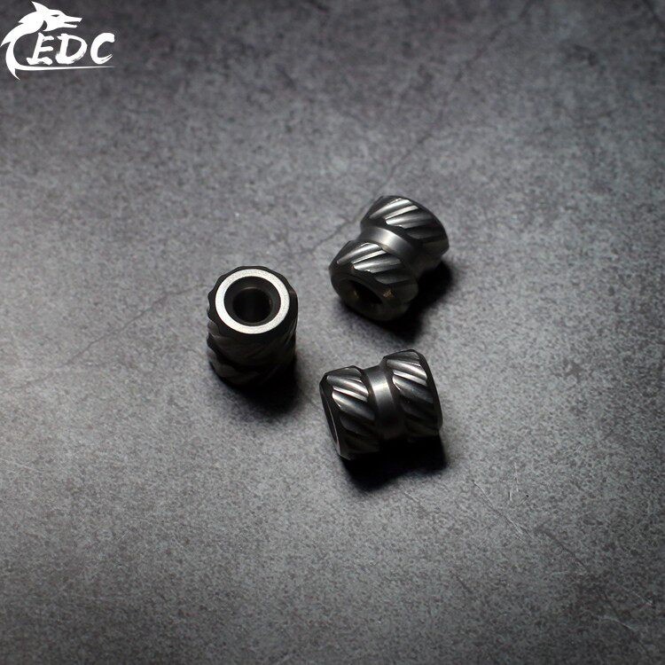 Titanium Alloy Candy Lanyard Bead EDC Paracord Pendant Gear Charm Accessory