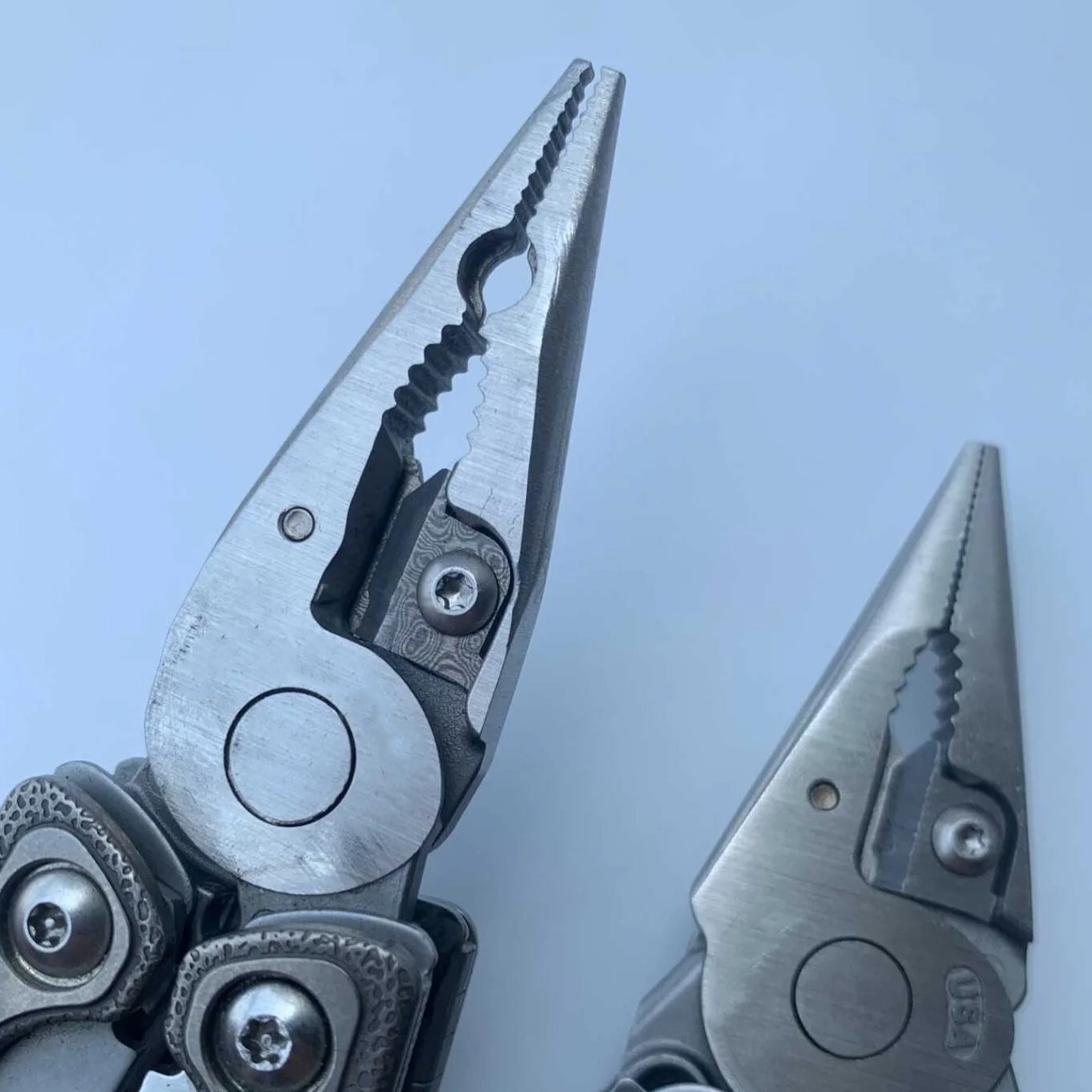 Damascus Steel Replacement Wire Cutter Inserts For Leatherman Surge TTI Wave ARC