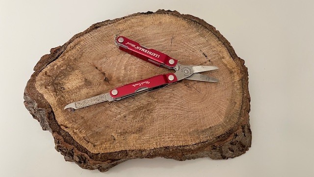 Leatherman Micra RED Anodized Handled Stainless Steel Multi Tool Scissors ,Knife