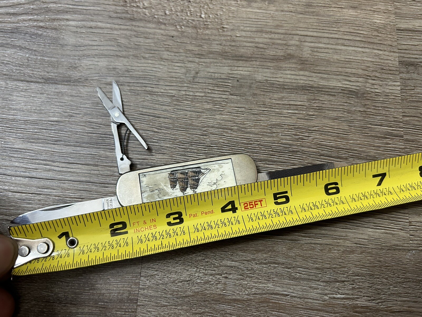 Vintage Parker Cut Co Ships Stainless Steel Multi Tool Pocket Knife Japan