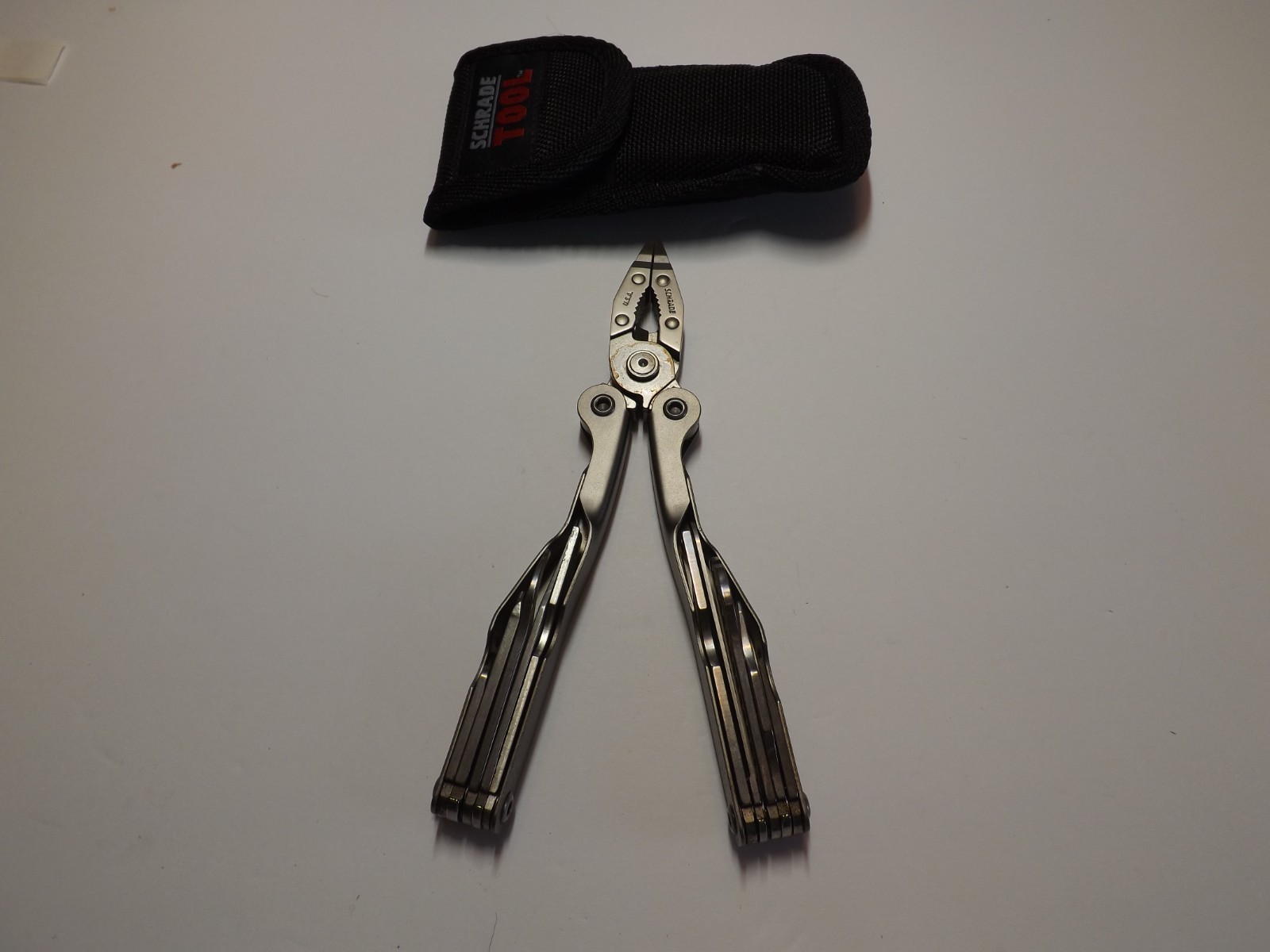 Vintage Schrade Tough Multi Tool Made in USA w Nylon Sheath – VG