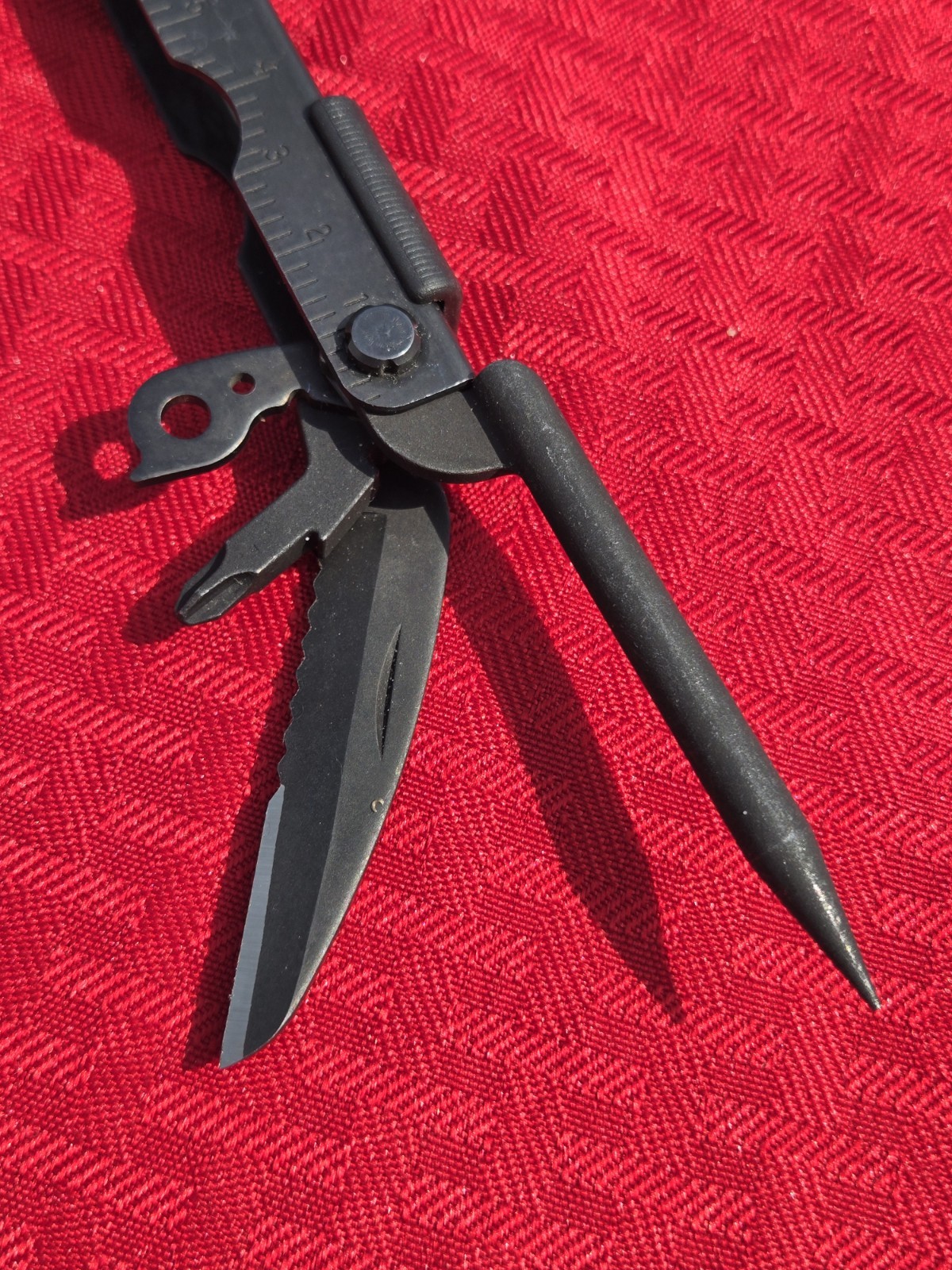 GERBER DET Needle Nose Multi-Plier MP600 Black w/RemGrit Explosive Punch Crimper