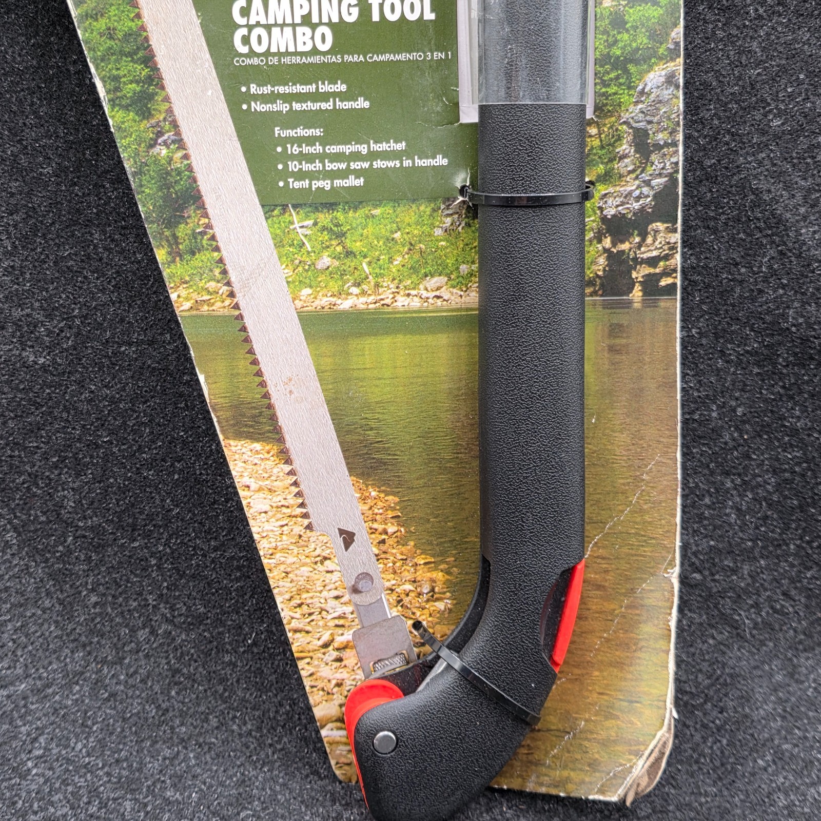 OZARK TRAIL 3 IN 1 CAMPING TOOL COMBO NEW