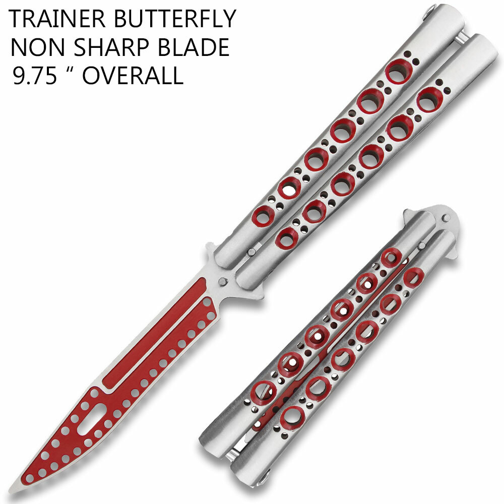Non-Sharp Trainer Style Red and Silver Blade Ltd. Edition