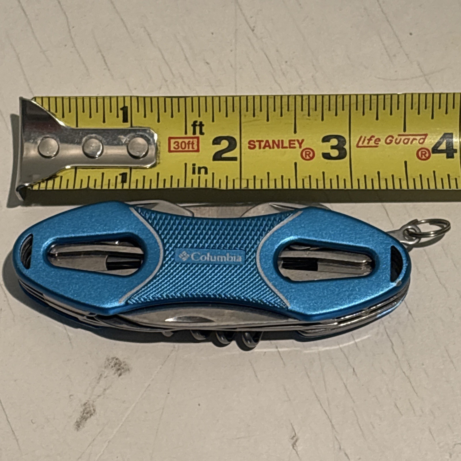 Columbia Stainless Steel 7 Multifunction Tool Set! All In One Blue Tool Kit