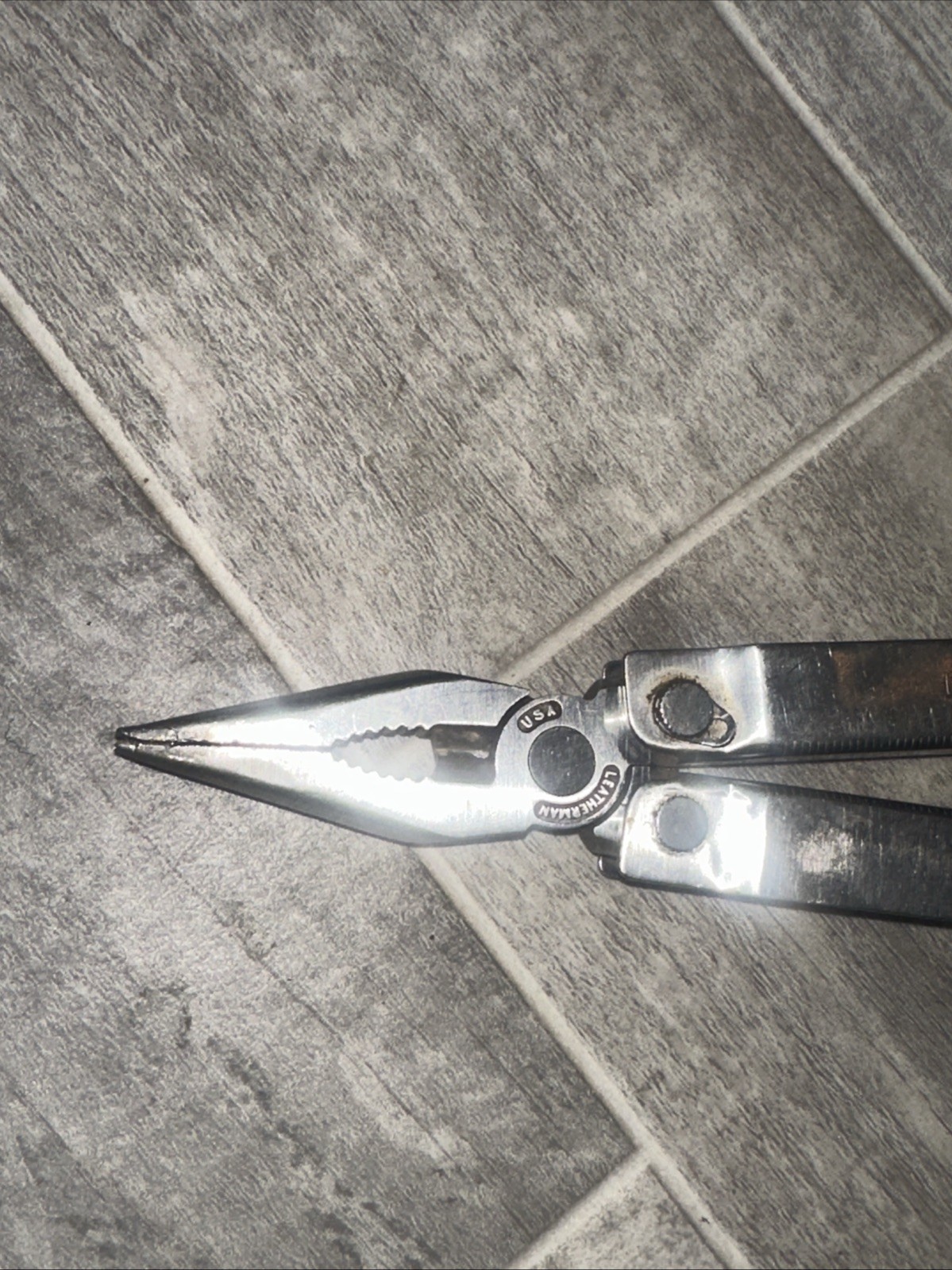 Leather Leatherman Multi Pocket Tool, Portland Oregon.