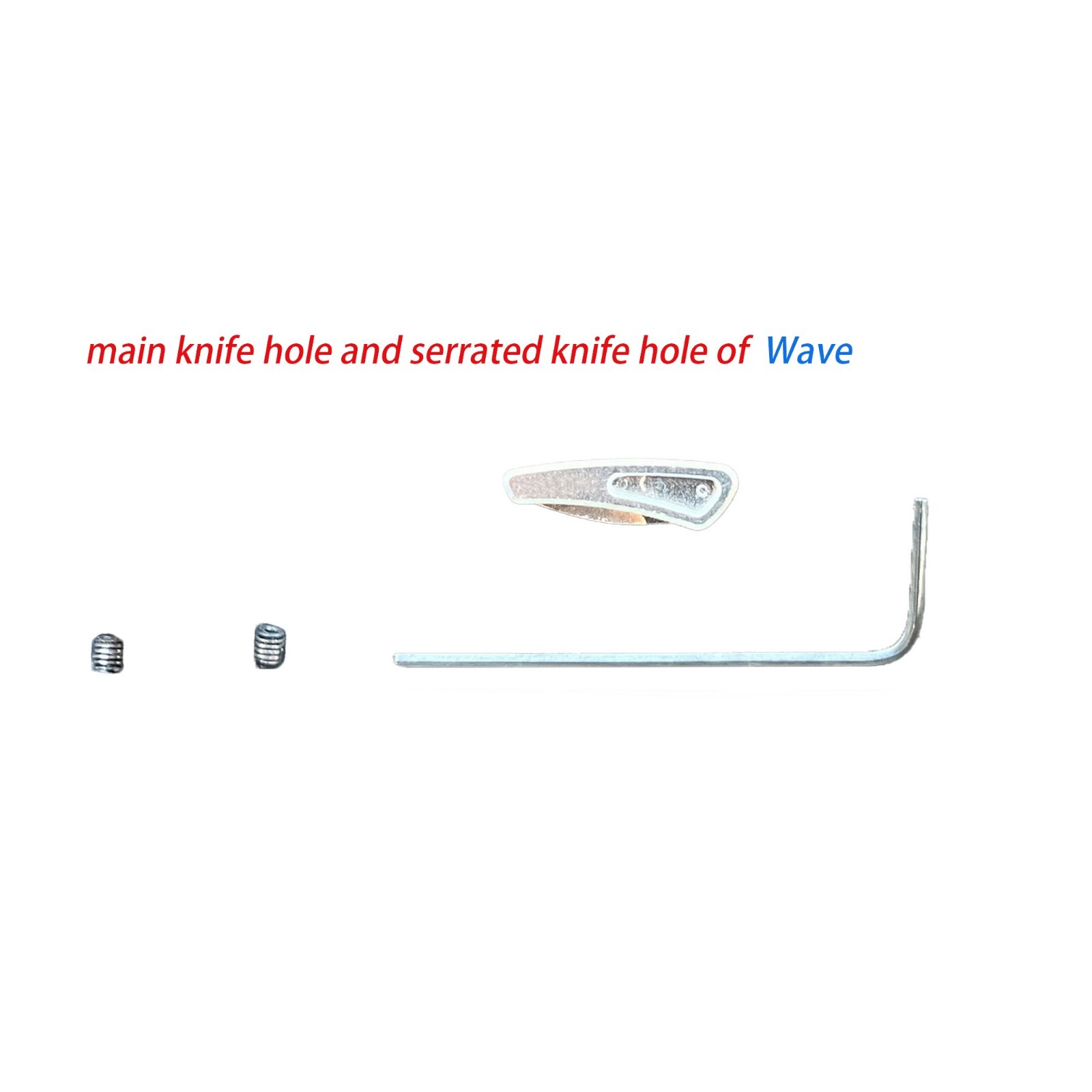 Aluminum Alloy Thumb Grip Easy open push button For Leatherman Wave CNC DIY