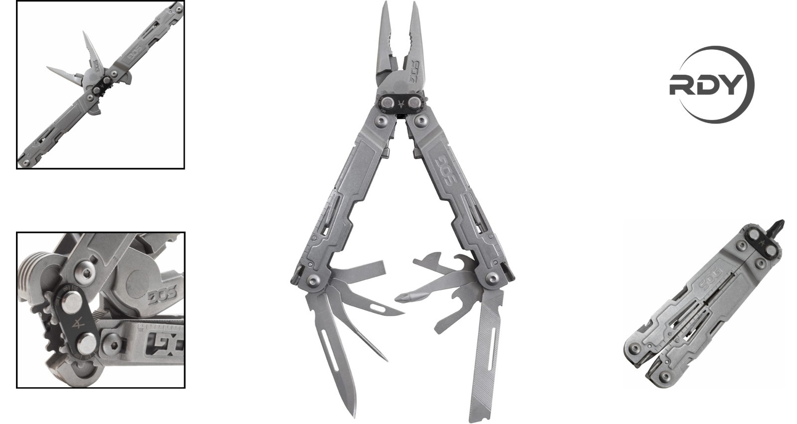 Versatile PowerAccess One-Handed Multi-Tool with Magnetic Hex Bit – 18 Features