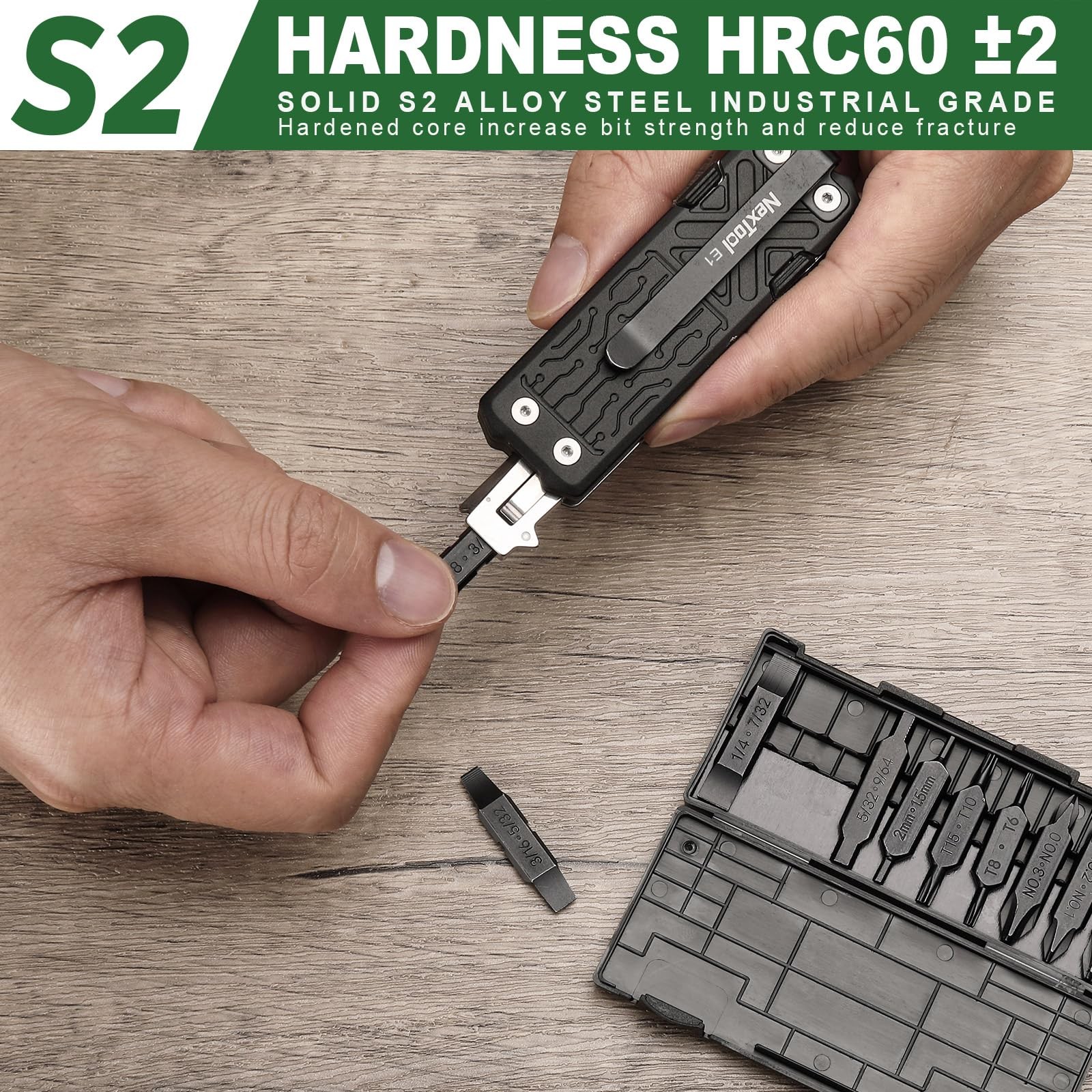 , Bit Kit, 10 Double-Ended Screwdriver Bit Set for Multi-Tools, Pocket Tool E…
