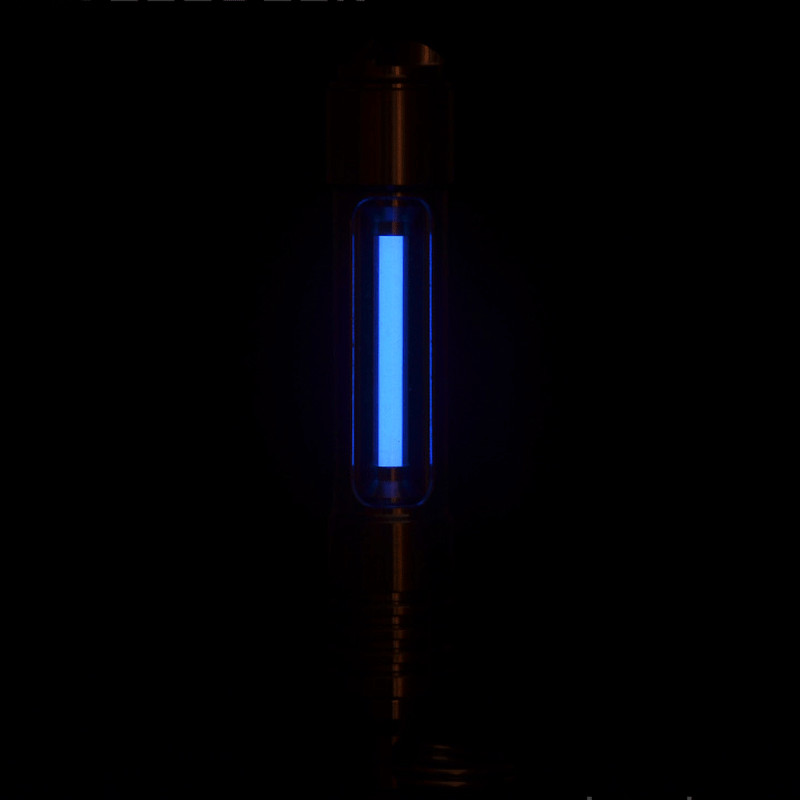 1 Pcs 3*22.5mm Titanium Luminous Tube Pendants Paracord Beads Key Ring Pendants