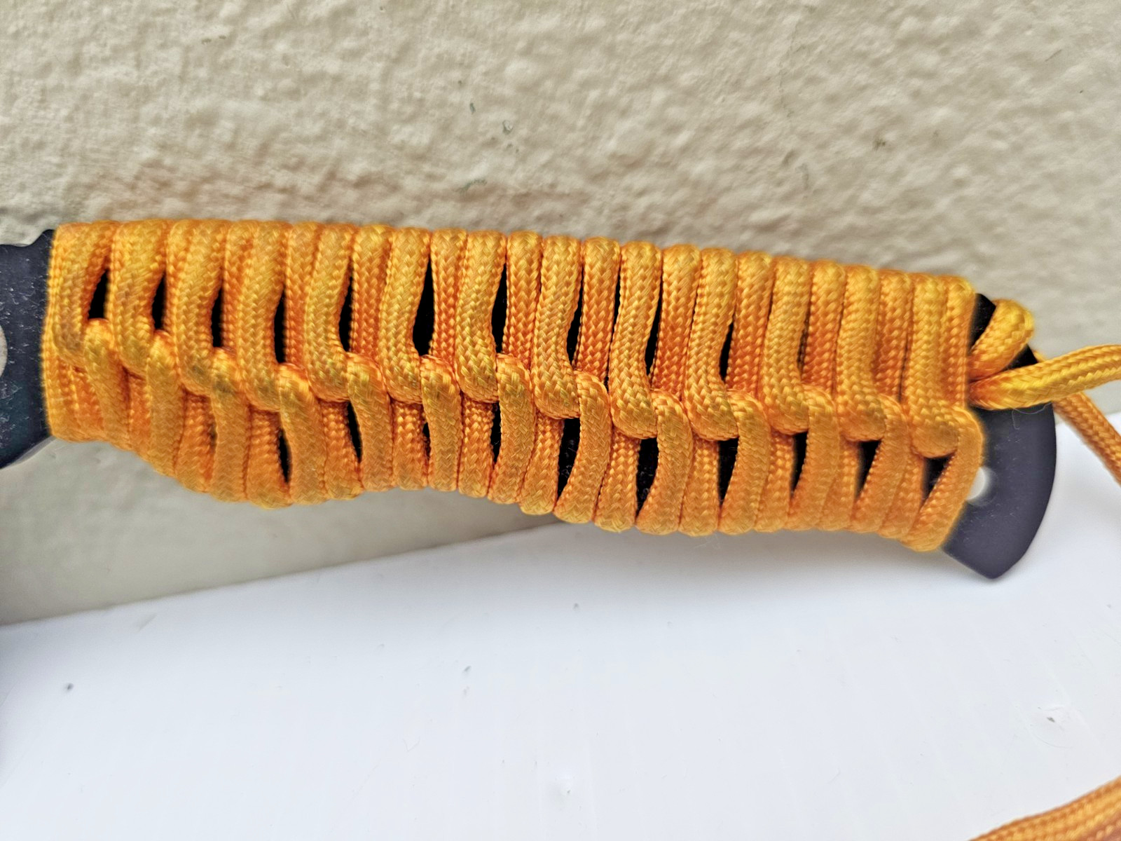 Used UST Survival Axe Hatchet Tool Paracord Handle Hex Wrench Bottle Opener
