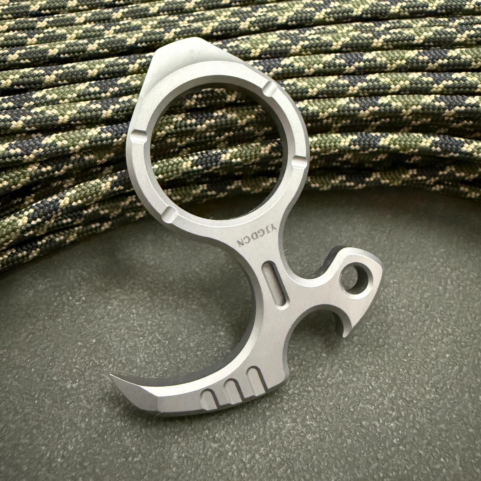 RIHE Design TC4 TITANIUM PRY Bar TOOL Sickle EDC Bottle Opener