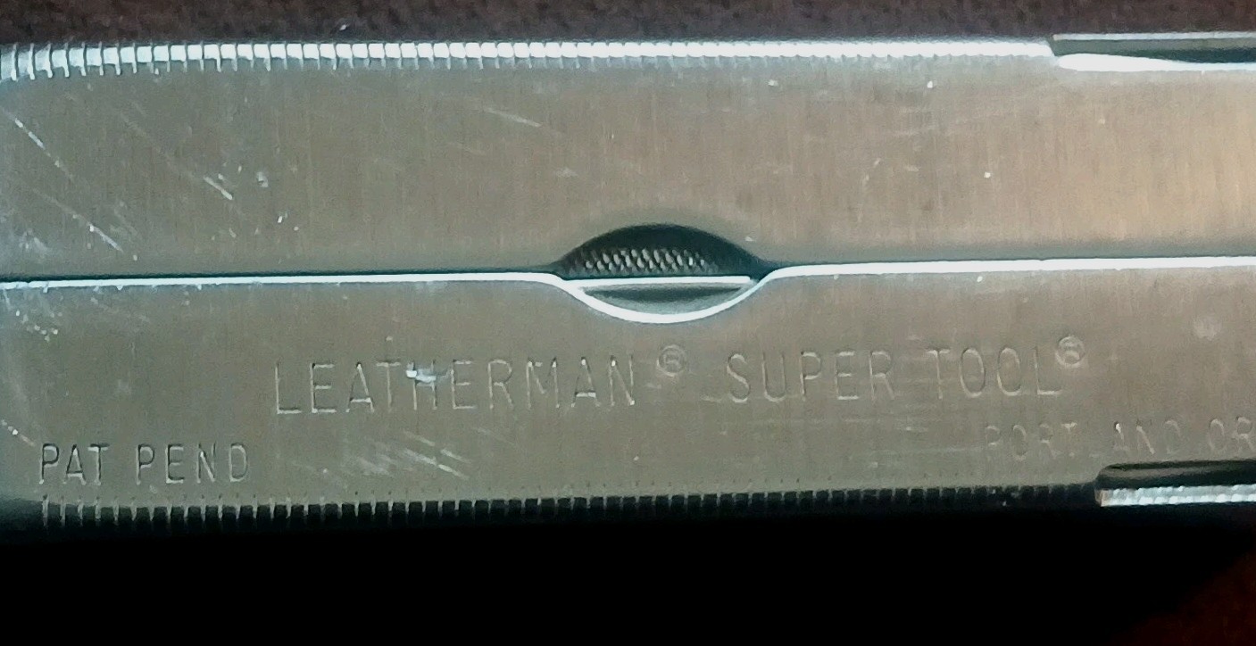 Vintage Pat. Pend. Letherman Super Tool With Blk Nylon Sheath, U.S.A.