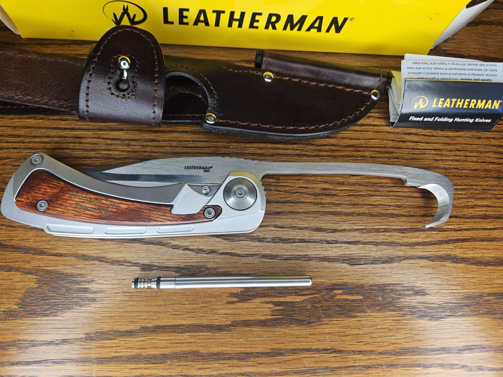 Leatherman Steens Fixed Blade Knife Multitool Saw Gut Hook – Discontinued – 032