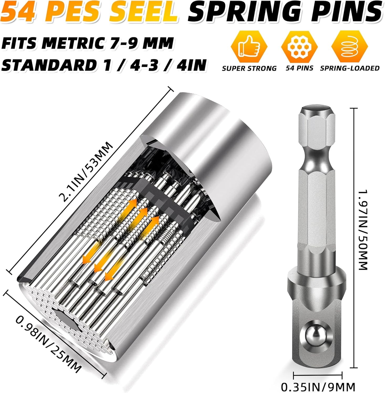 Universal Socket Wrench Adapter Set Multi Function Grip Tool Kit Gift for Men