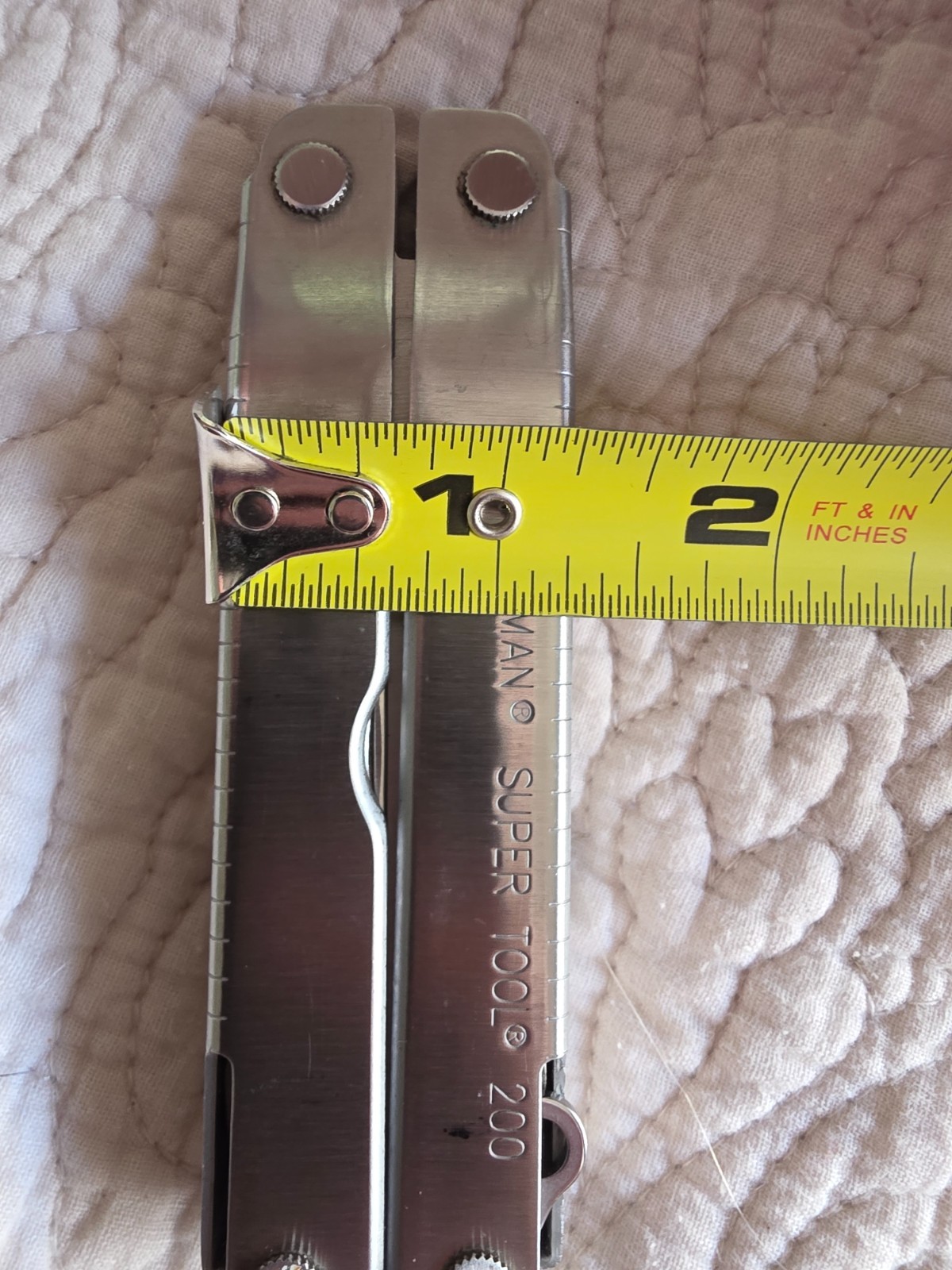 Leatherman Supertool 200 w/Leather Sheath Discontinue Retired Great condition